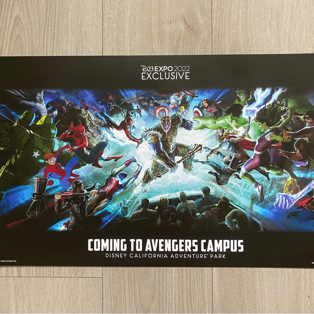 D23 Exclusive Marvel Poster